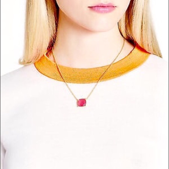 kate spade "Cause A Stir" Mini Pendant Necklace - Picture 2 of 5