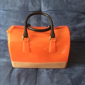 Furla Orange Candy Bag