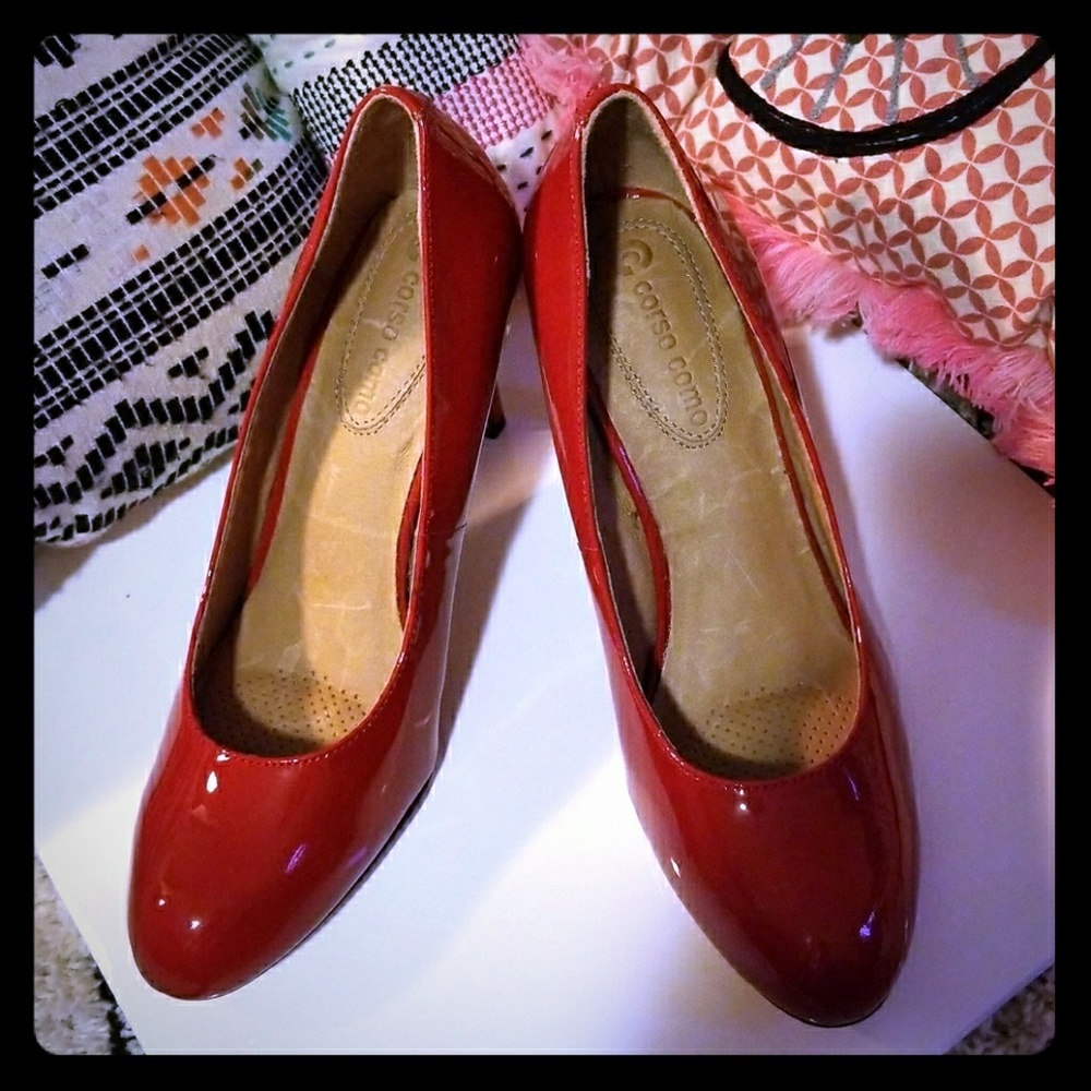 Corso Como Red Del Pumps -Worn Once at Wedding