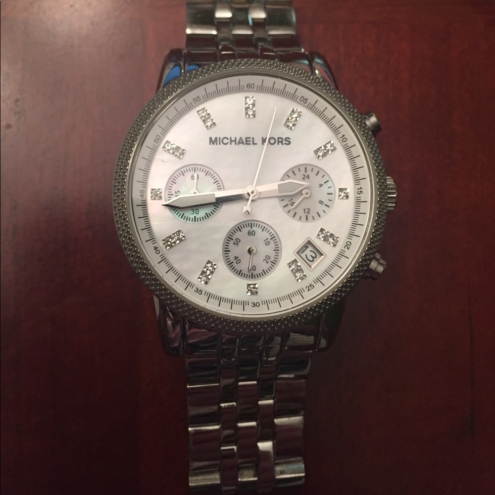 Michael Kors silver watch