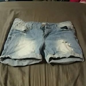 Cute Ripped Jean Shorts