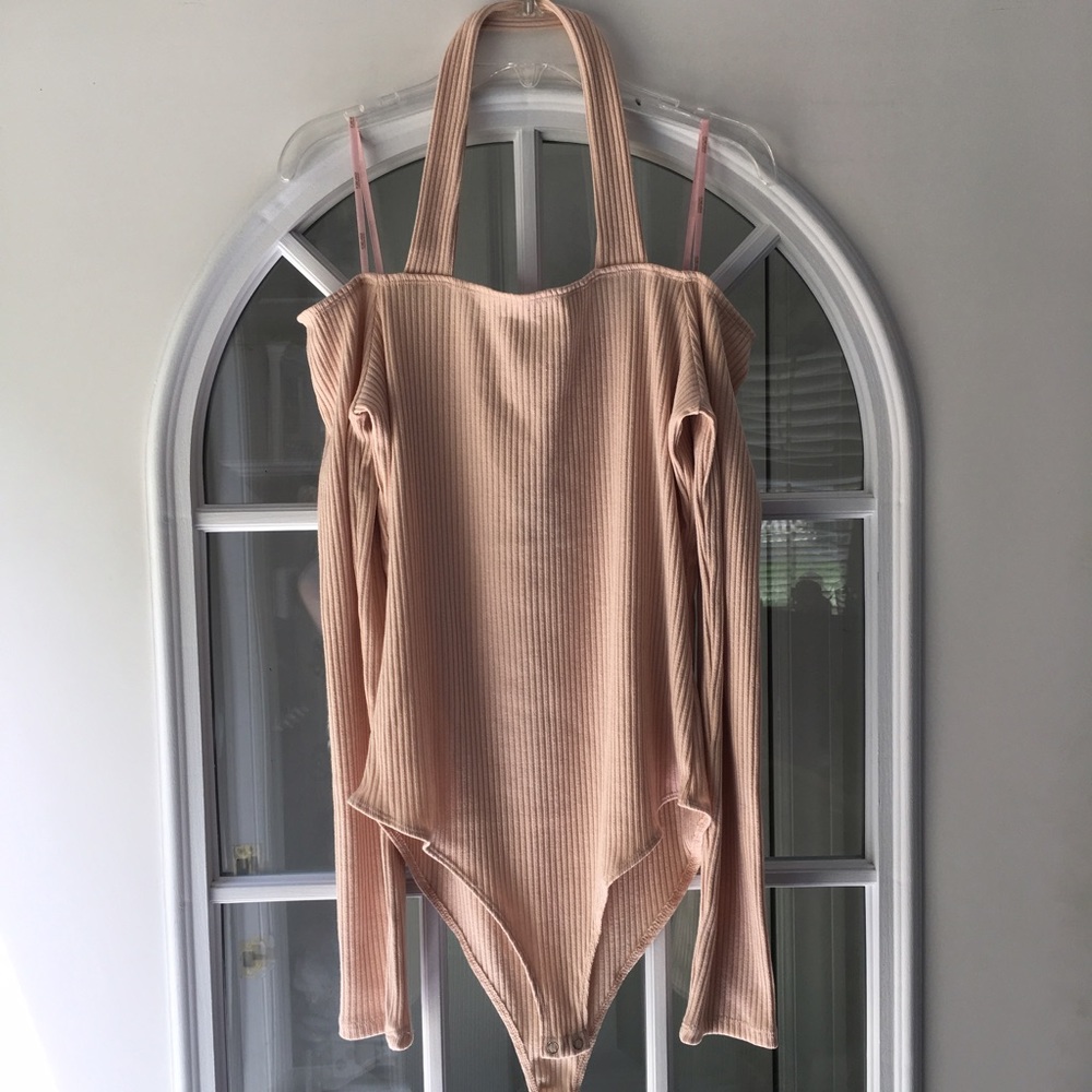 Tan body suit