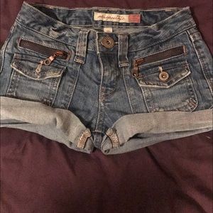Cuffed Aeropostale shorts