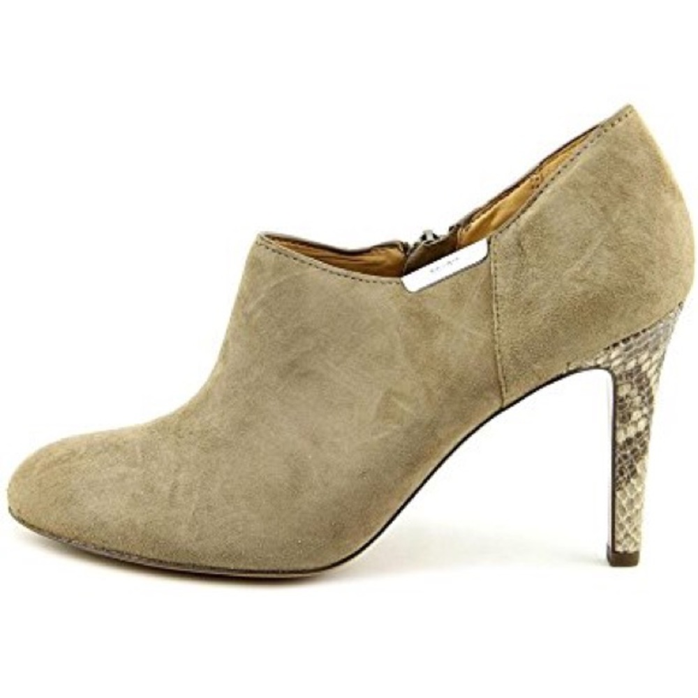 Coach Seneca Suede Ankle Heel Booties