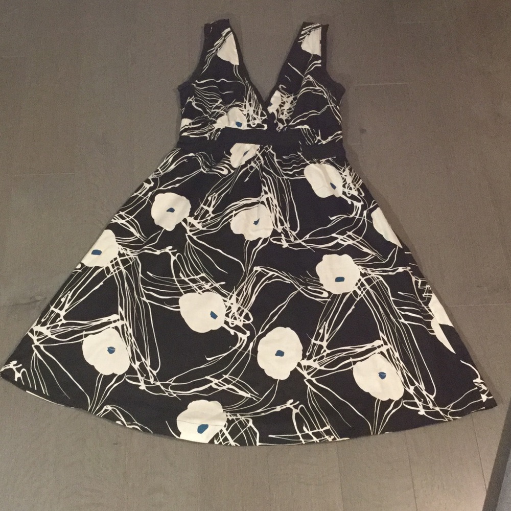 Marc Jacobs Black Summer Dress w/ Floral Print