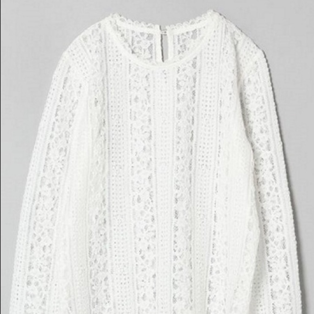 Jeanasis - white lace top - Picture 2 of 5
