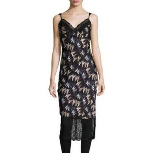 Diane von Furstenberg Army of Hearts Black Dress