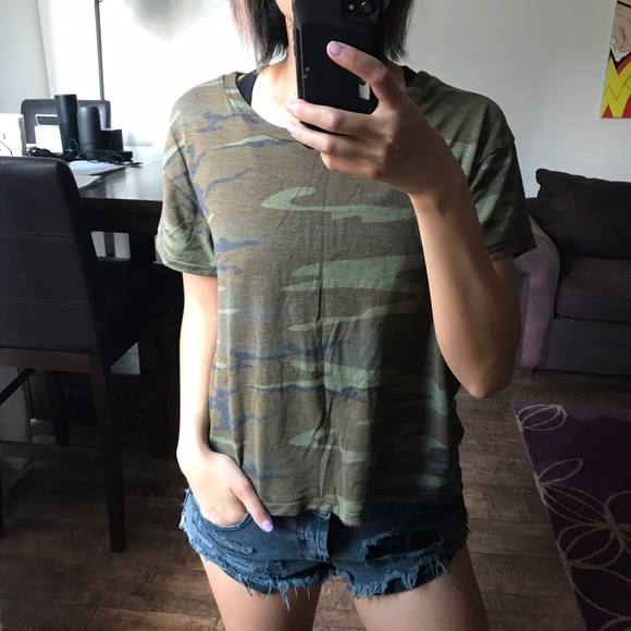 Alternative Apparel Tops - Alternative Apparel Camo Tee