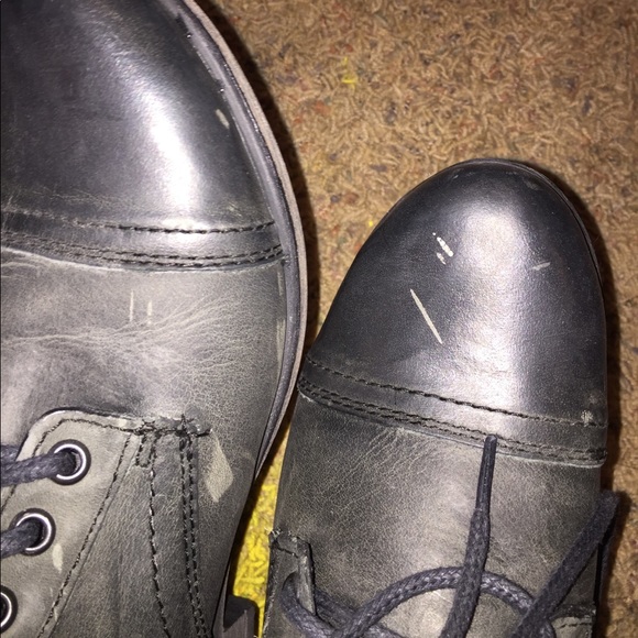 Black Steve Madden combat boots - Picture 4 of 4