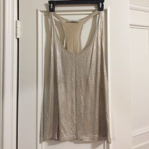 STELLA MCCARTNEY drapey gold tank top
