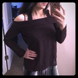 FINAL SALE!!!! Burgundy off shoulder Cotton On