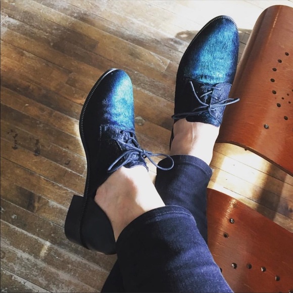 Free People Shoes - Cow Hair Cut Out Oxford
