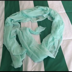 Scarf  turquoise aqua wrap