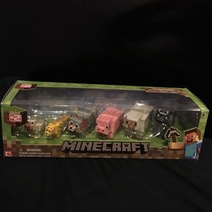 Minecraft 6 piece articulated animal mobs