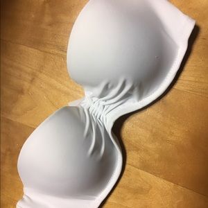 VS White strapless bikini top