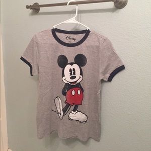 NWT Disney Mickey Mouse T Shirt Women's Slim Fit