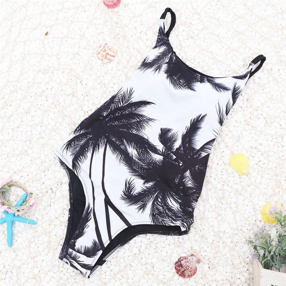 Palm Tree One Piece Swimsuit