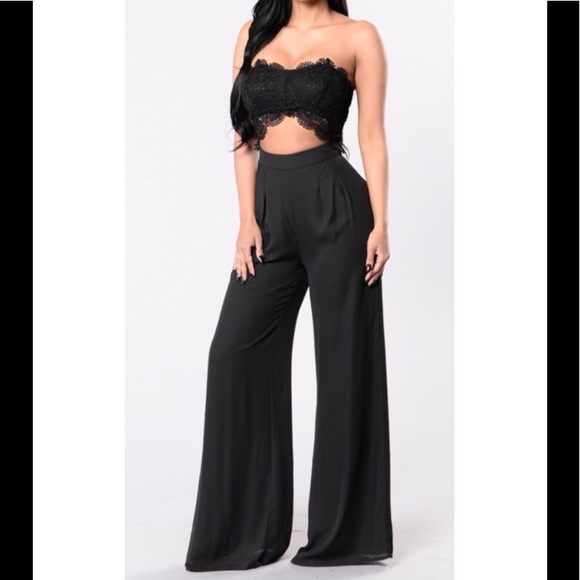 Fashion Nova Pants - 🥀DONATING 5/8 It's About Time Wide Leg Jumpsuit