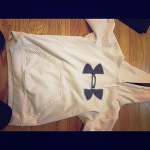 White Under Armour hoodie