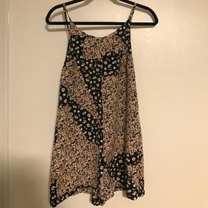 Topshop Floral Print Romper