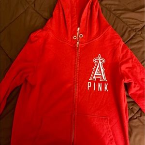 ☀️Victoria's Secret Pink team apparel zip up☀️