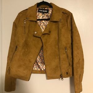 steve madden suede leather jacket