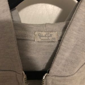 J Galt Grey Zip up hoodie