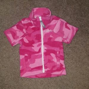 FINAL《Cabela's》pink camo toddler fleece jacket