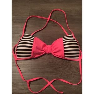 PurSuit striped bikini top size M