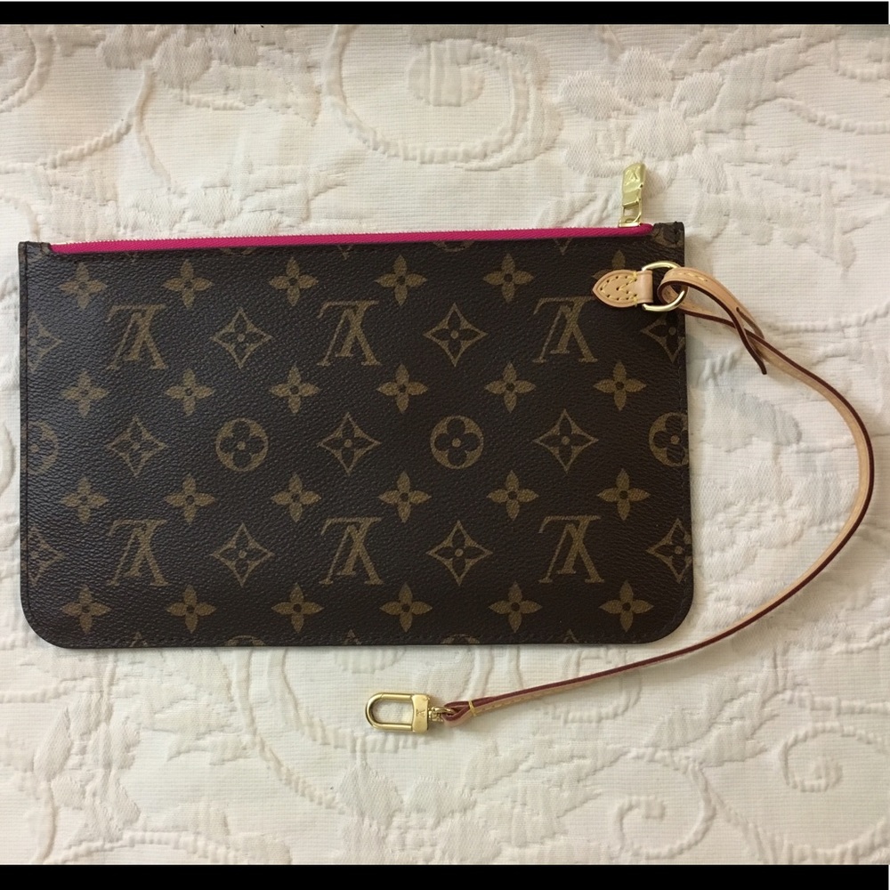 Louis Vuitton Neverfull Wristlet MM Pivoine SOLD