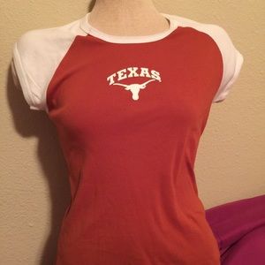 **SALE**NWT junior Large collegiate Texas tshirt