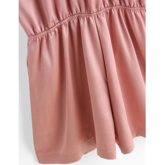 Gorgeous Pink Satin Romper - Picture 3 of 4