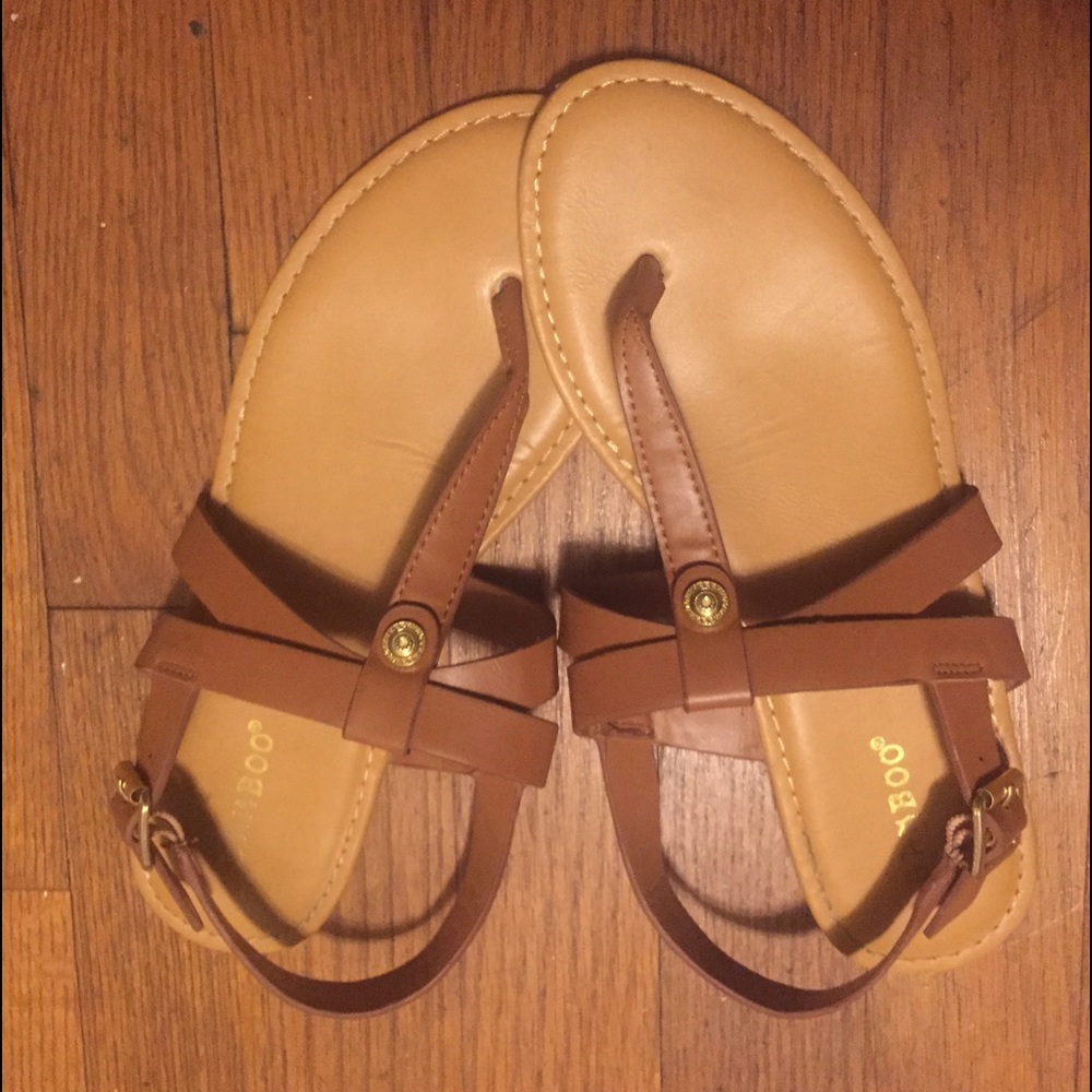 Bamboo brown sandals