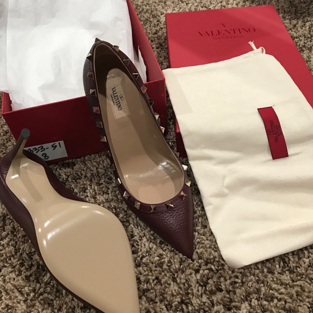 Valantino shoes  size 38  with box bag