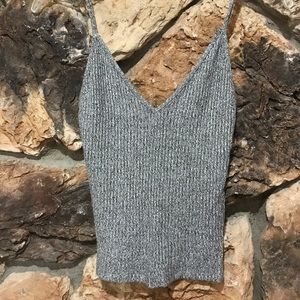 NWOT Brandy Melville gray tank top - Made in Italy