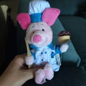 Disney chef piglet and raincoat Mickey Mouse