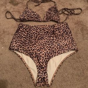 High waist bikini