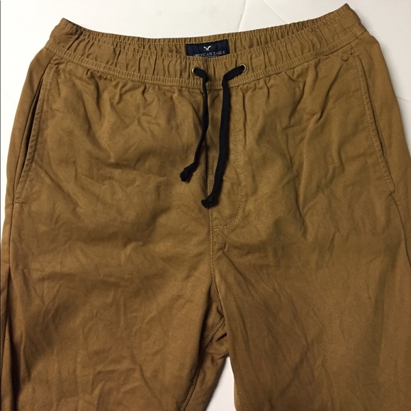 American Eagle S Tan Joggers - Picture 3 of 7