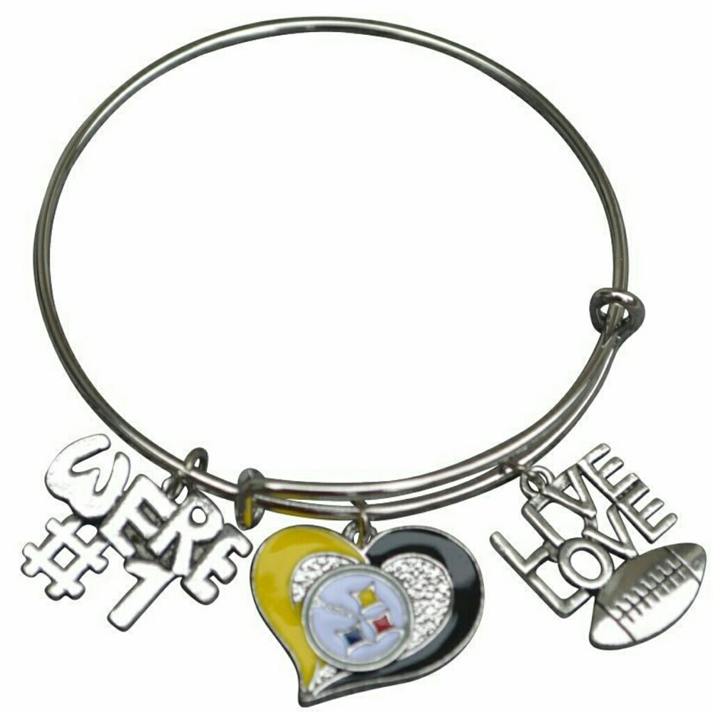 Pittsburgh Steelers Charm Bracelet