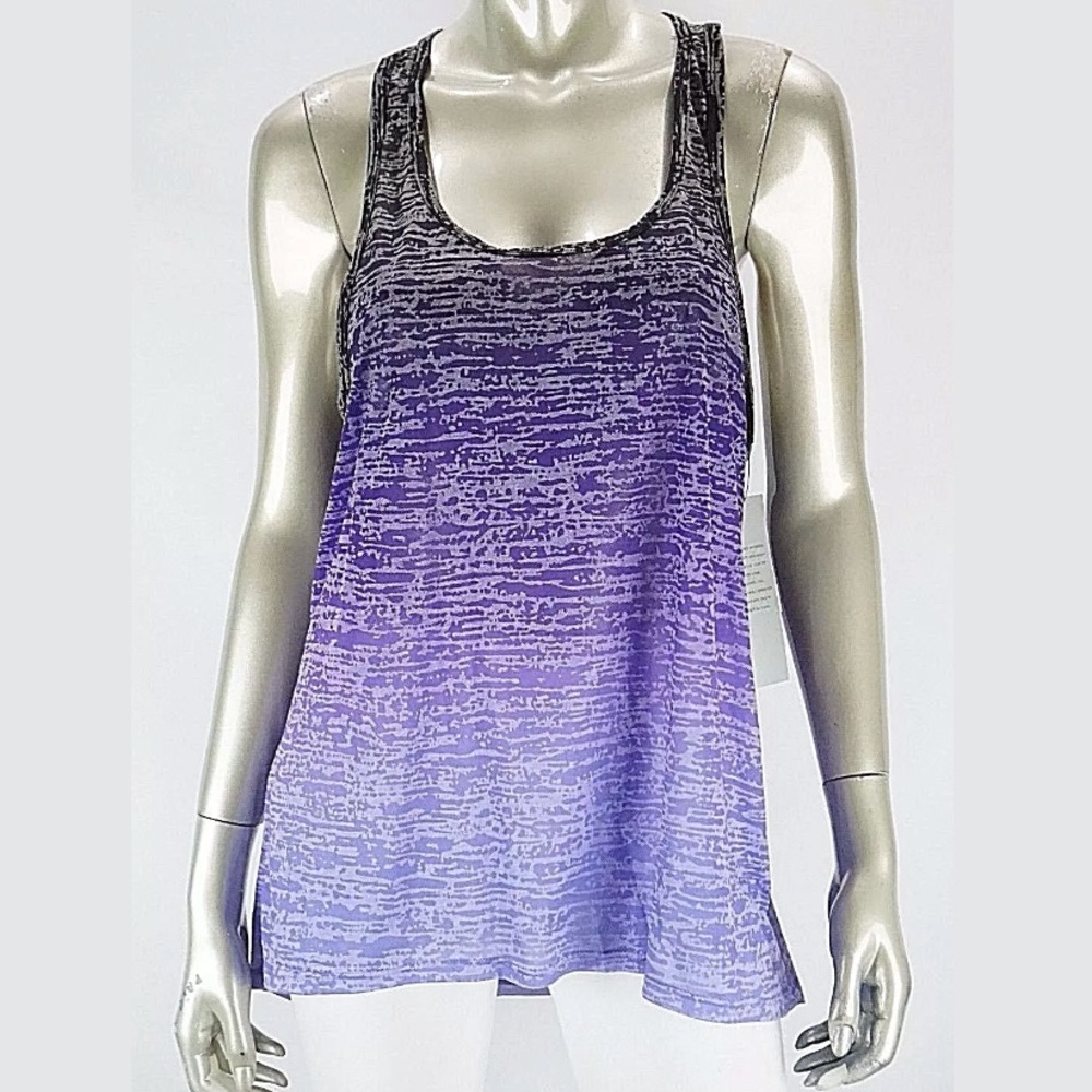 Purple ombré tank top
