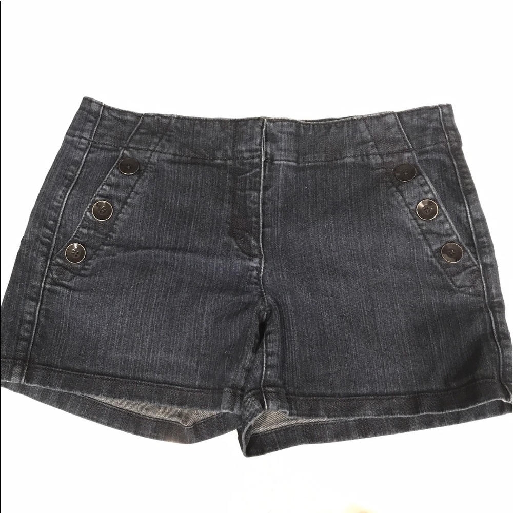 Ann Taylor loft sailor style denim shorts