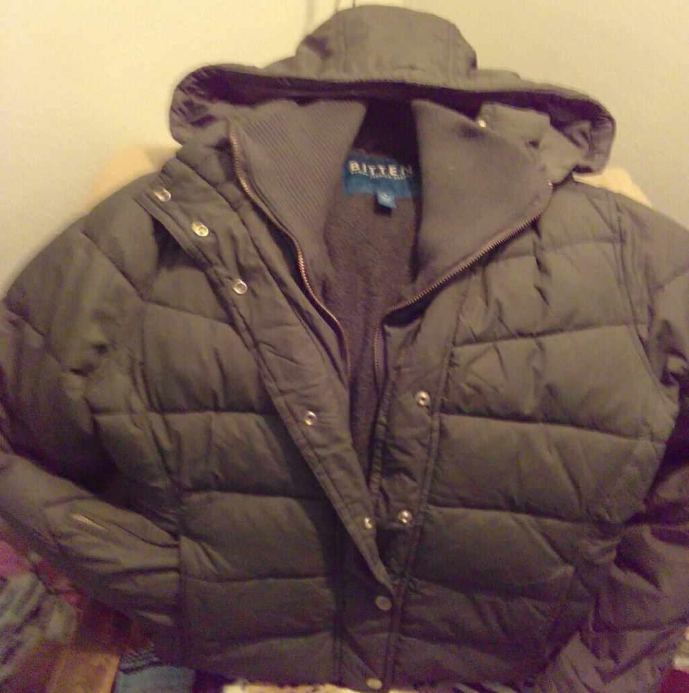 Very warm feather down coat
