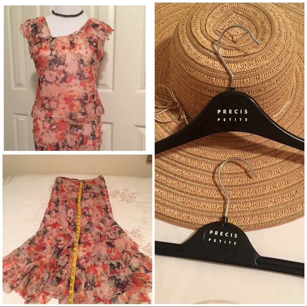 Precis Skirt & Blouse Set