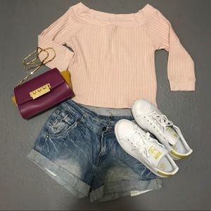 TOPSHOP off the shoulder top