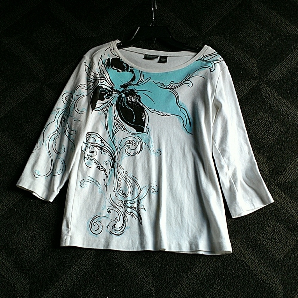 Aqua on white