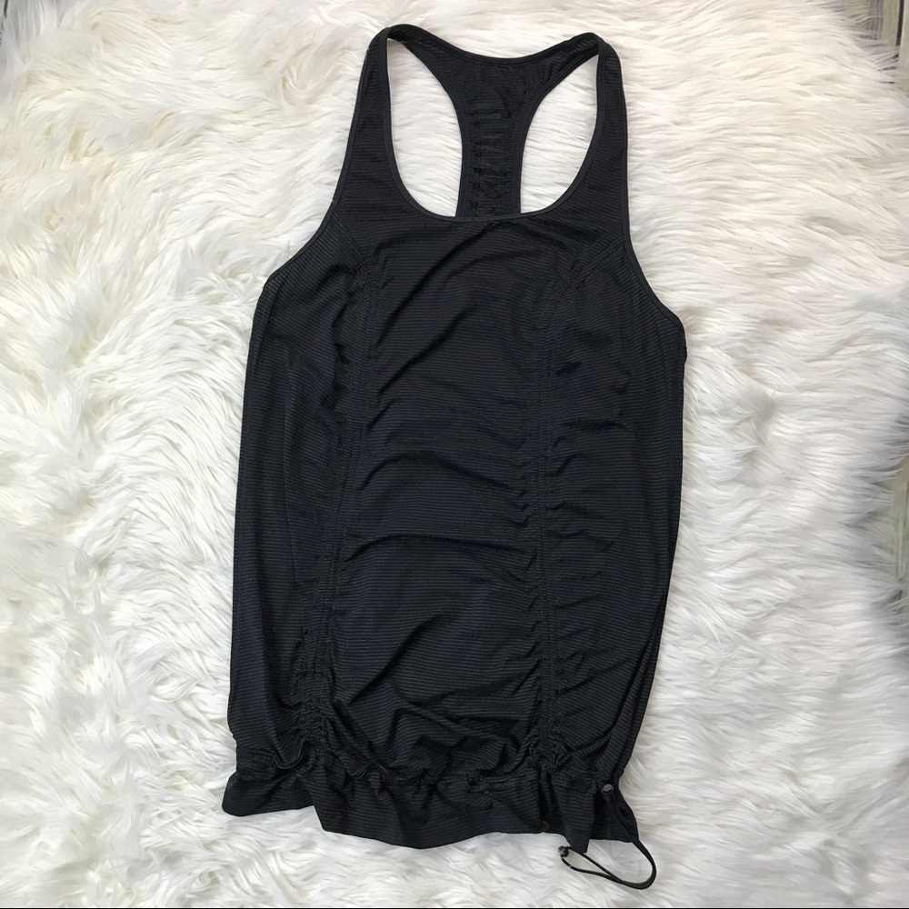 [Lululemon] Black Stripe Workout Tank