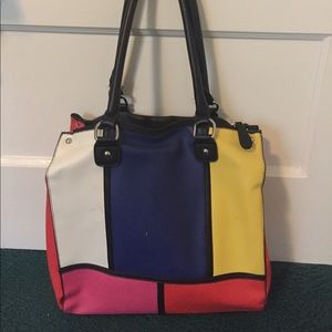 Color block purse