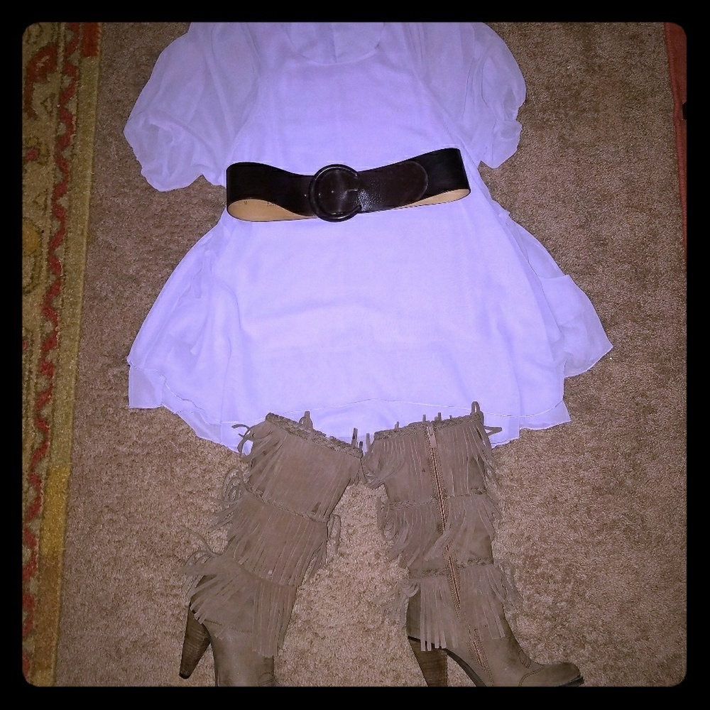 PRICE DROP Vintage Millau Chiffon Dress