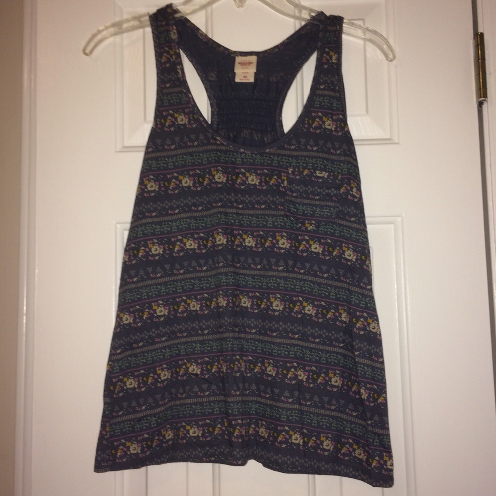 Grey racerback tank