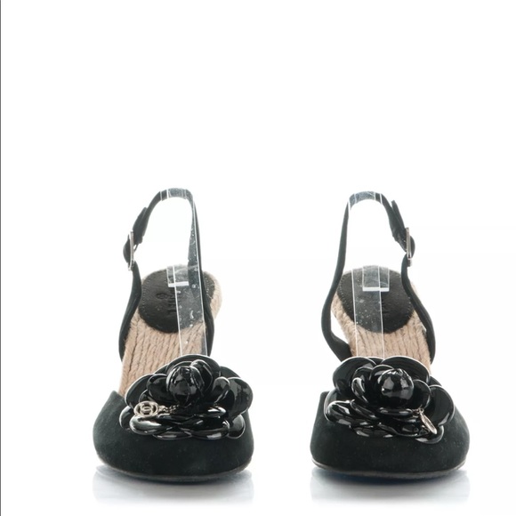 chanel slingback espadrilles